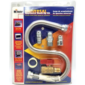 Universal Gas Appliance Hook-Up Kit Has Everything Needed Mr. Heater F271239